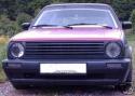 Embleemloze Sportgrill voor de VW Golf 2
