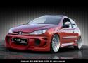 Voorbumper ''Extreme'' voor de Peugeot 206