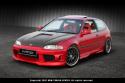 Voorbumper ''Speed'' voor de Honda Civic HB