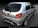Achterbumper ''GTX'' voor de Ford Fiesta
