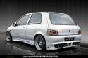 Achterbumper "V-Design"voor de Renault Clio 1.